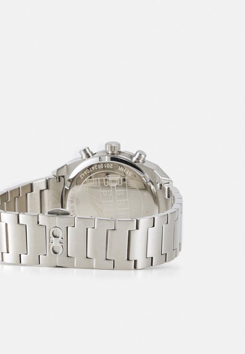 FERRAGAMO UNISEX - Chronograph - silver-coloured/silberfarben 
