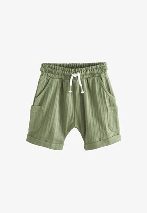 Next LIGHTWEIGHT TEXTURED REGULAR FIT - Lühikesed püksid - khaki green