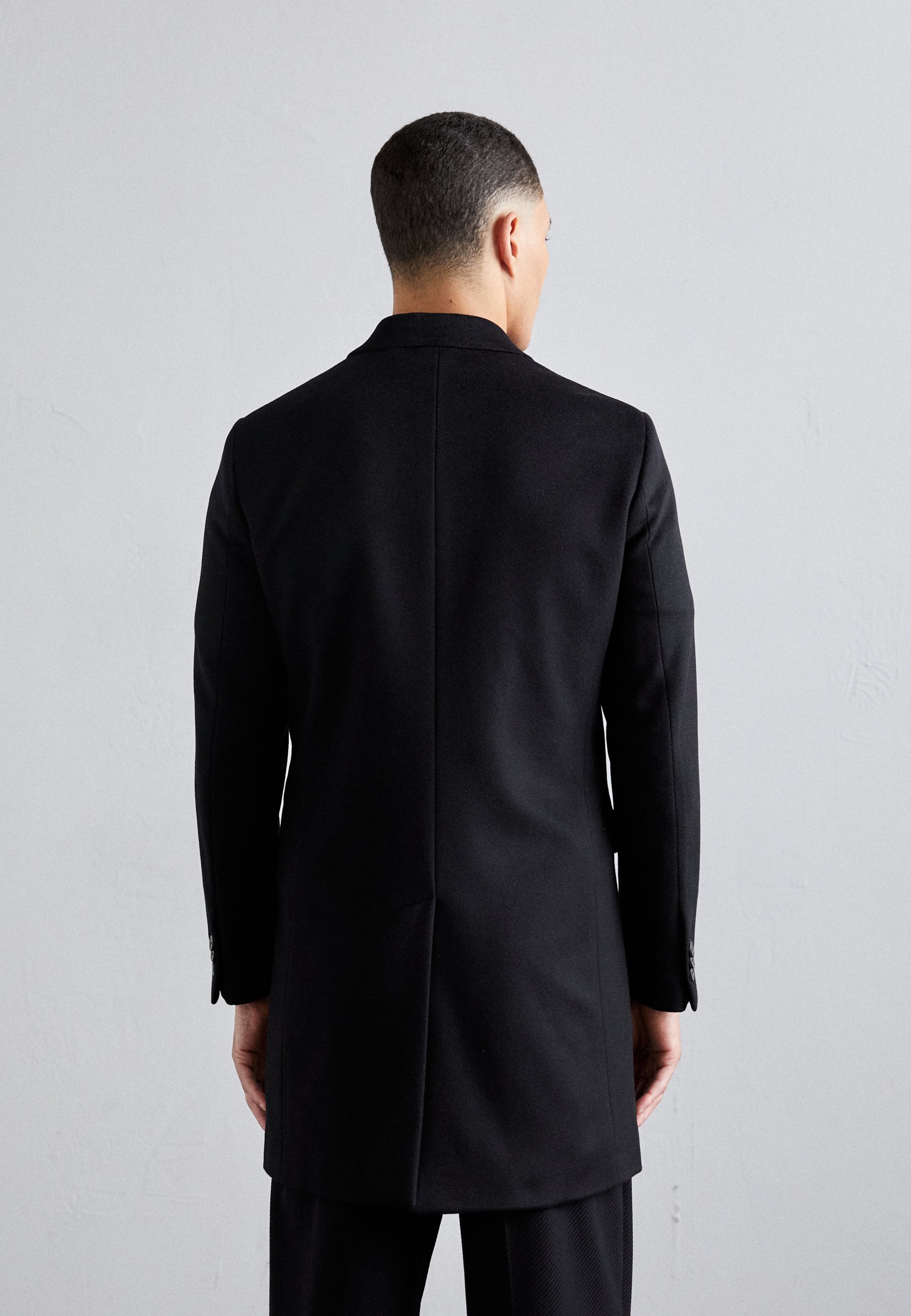 Emporio Armani COAT - Classic coat - nero/black/black - Zalando
