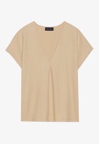 Jednoduché tričko - beige