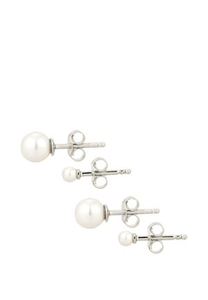 2PACK MIT PERLEN VON SWAROVSKI - Ohrringe - silver-coloured