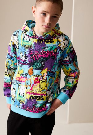 Next, REGULAR FIT - POKEMON GRAPHIC HOODIE  . - Hættetrøje - multicolour