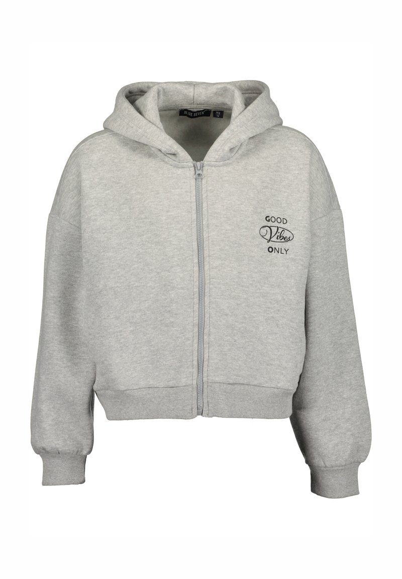 Blue Seven Felpa con zip - grau