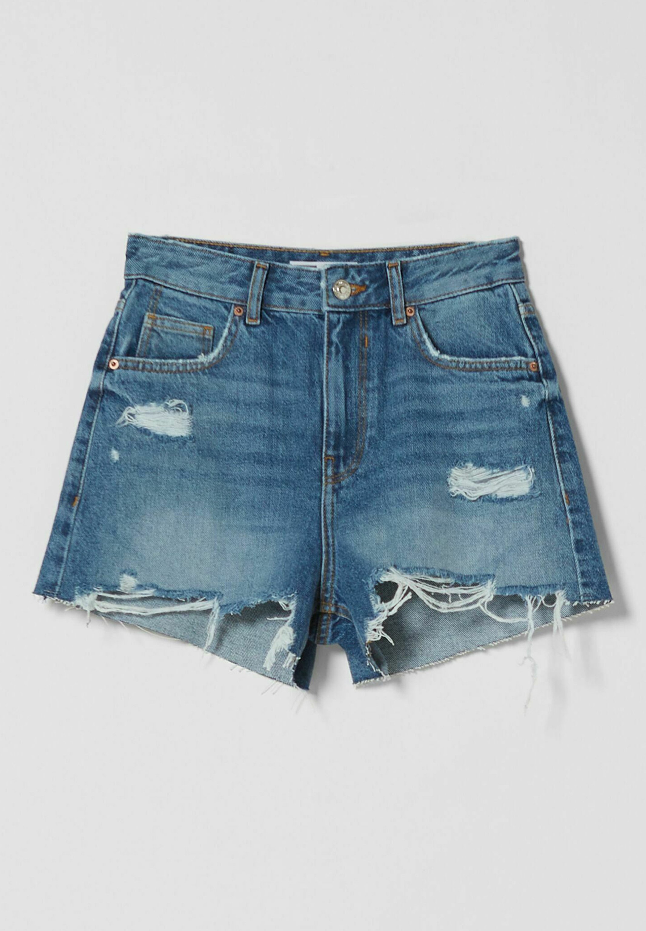 Bershka VINTAGE - Shorts di jeans - dark blue/blu scuro - Zalando.it