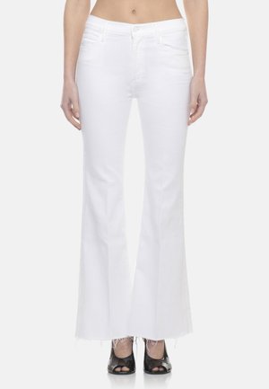 Mother, THE LIL DOOZY FRAY JEANS - Wide Leg - bianco
