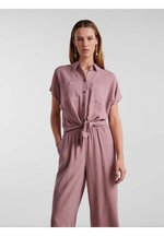 Pcvinsty Hw Linen Culotte Woodrose