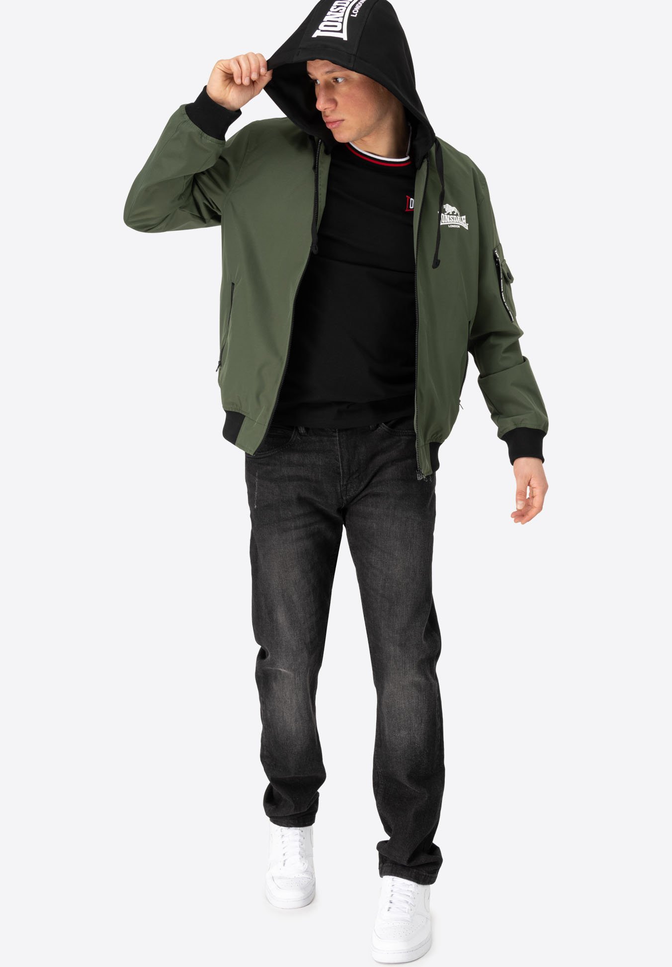 マリーン ALPHA INDUSTRIES Alpha Industries Wiatrówka/zielony - Zalando.pl