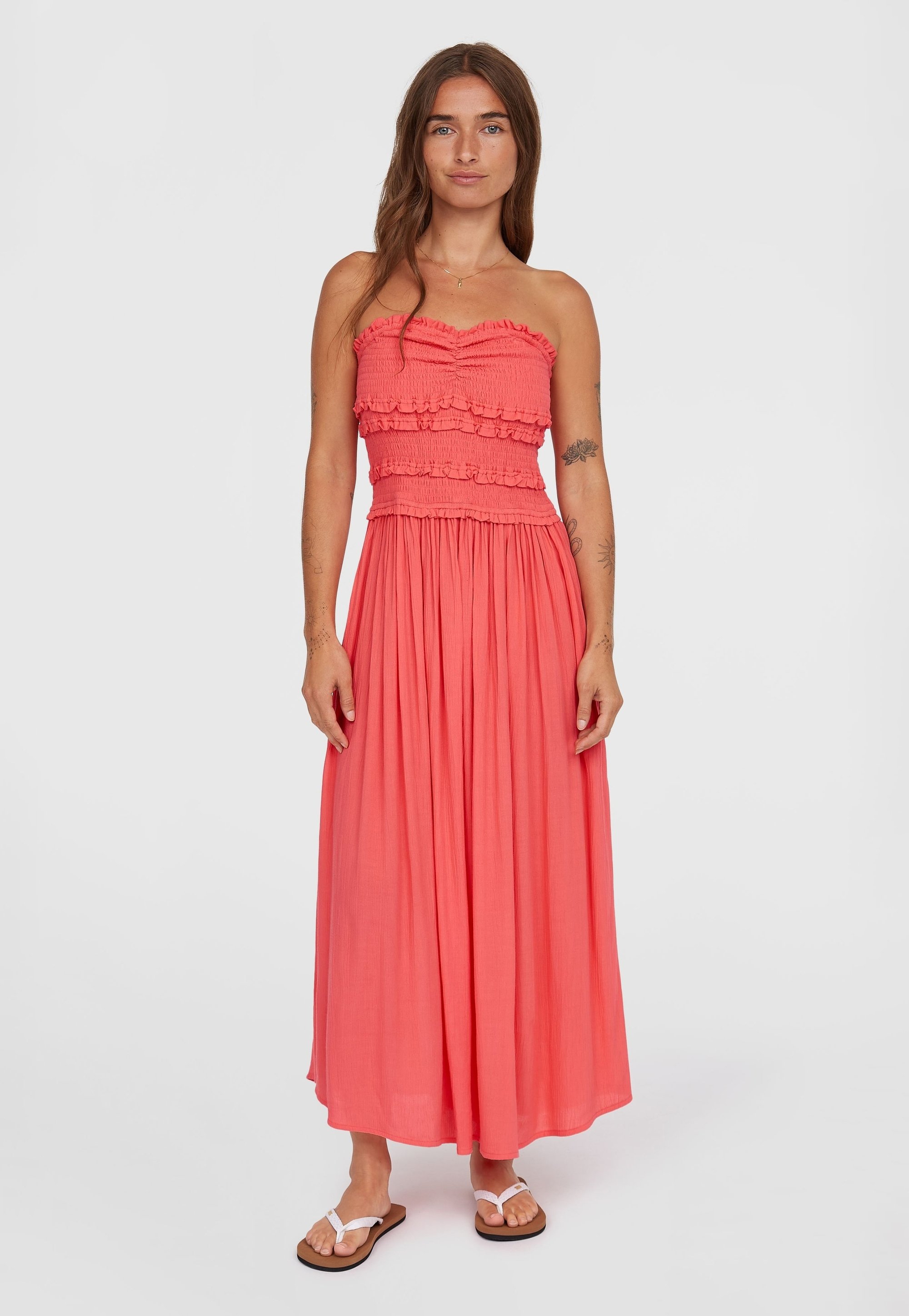 knee length dresses for ladies Devyn Cabella Midi Dress - Multi Clr main image 1