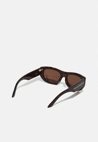 Alexander McQueen UNISEX - Napszemüvegek - havana/brown