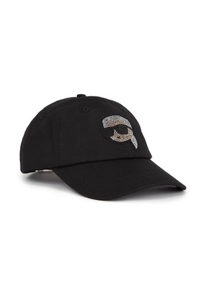 IKON RHINESTONE - Kepuraitė - a black