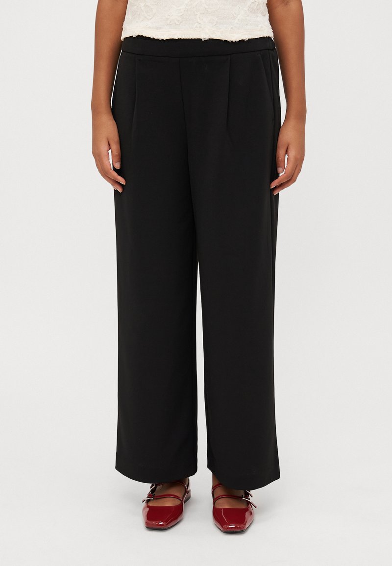 ONLY Petite - ONLNEW KLARA EVI LIFE CLEAN - Trousers - black, Enlarge