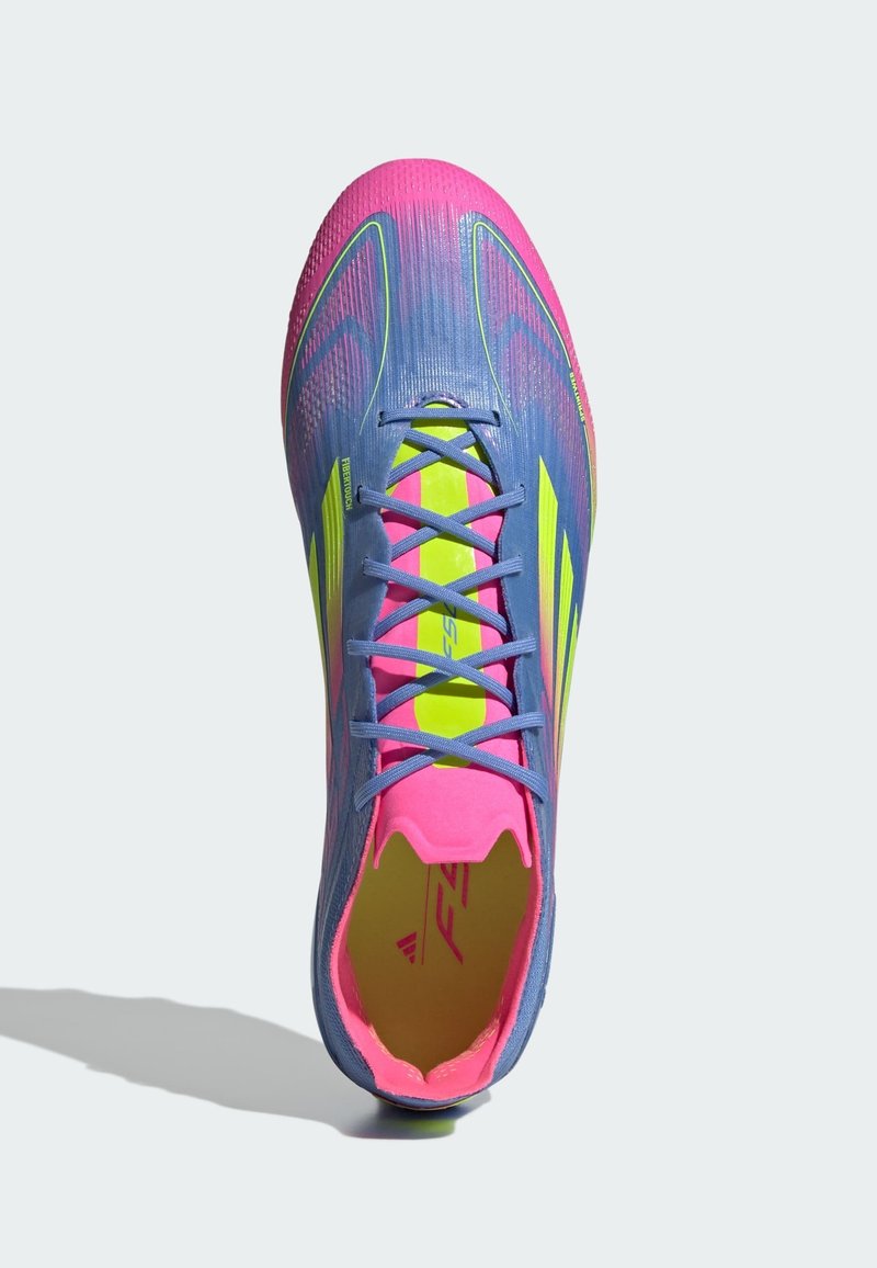 adidas Performance F50 ELITE ARTIFICIAL GRASS - Football boots artificial  grass - blue fusion lucid lemon lucid pink/blue - Zalando