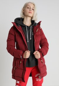 Ragwear ASHANI PUFFY - Zimní kabát - wine red