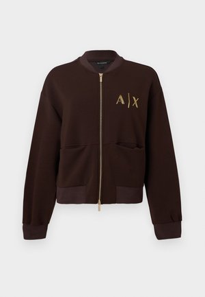 Armani Exchange, Sweat zippé - dark brown