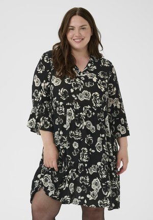 EDINA AMI - Vestito casual - black/white rose