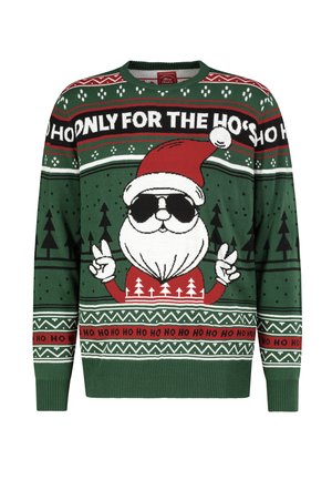 Strickpullover - dark green