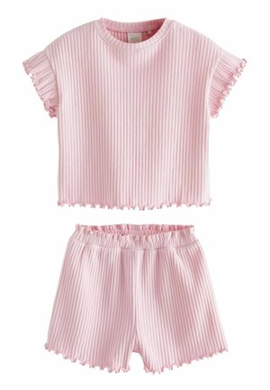 SHORT SLEEVE SET-REGULAR FIT - Short - pink