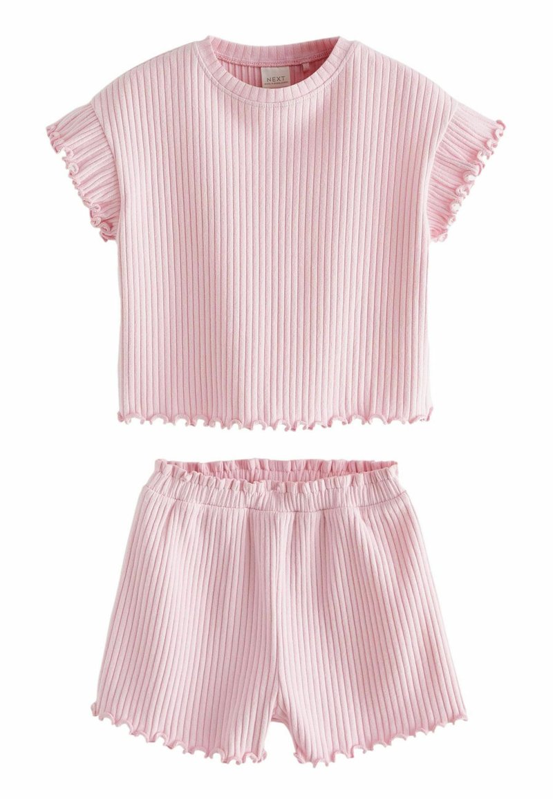 Next - SHORT SLEEVE SET-REGULAR FIT - Pantaloni scurți - pink, Extindeți