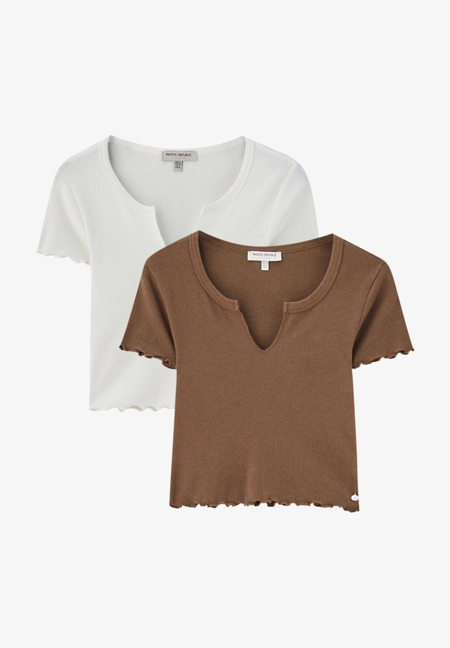 2 PACK - T-Shirt basic - white