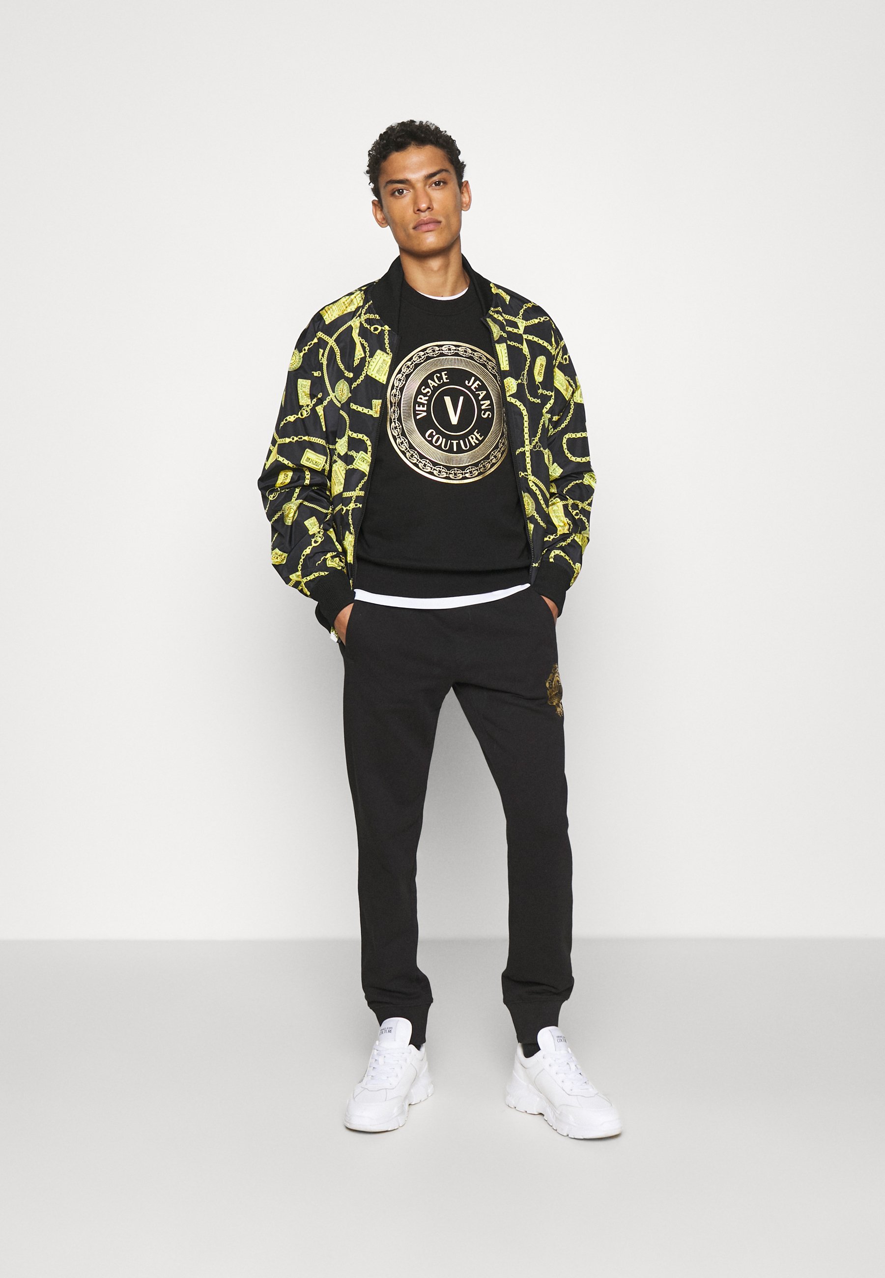 Versace Jeans Couture FELPA - Felpa - nero - Zalando.it
