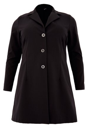 YOEK MIT DETAILS - Manteau court - black