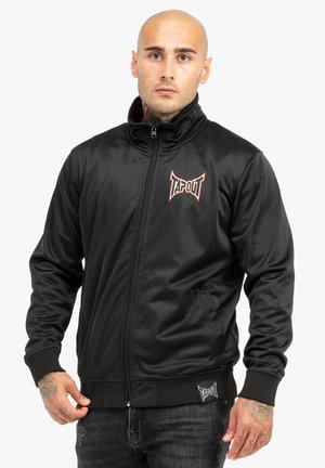 Training jacket - black red ecru