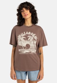 Billabong T-shirt print - brown
