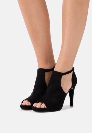 Tamaris, Talons hauts à bout ouvert - black