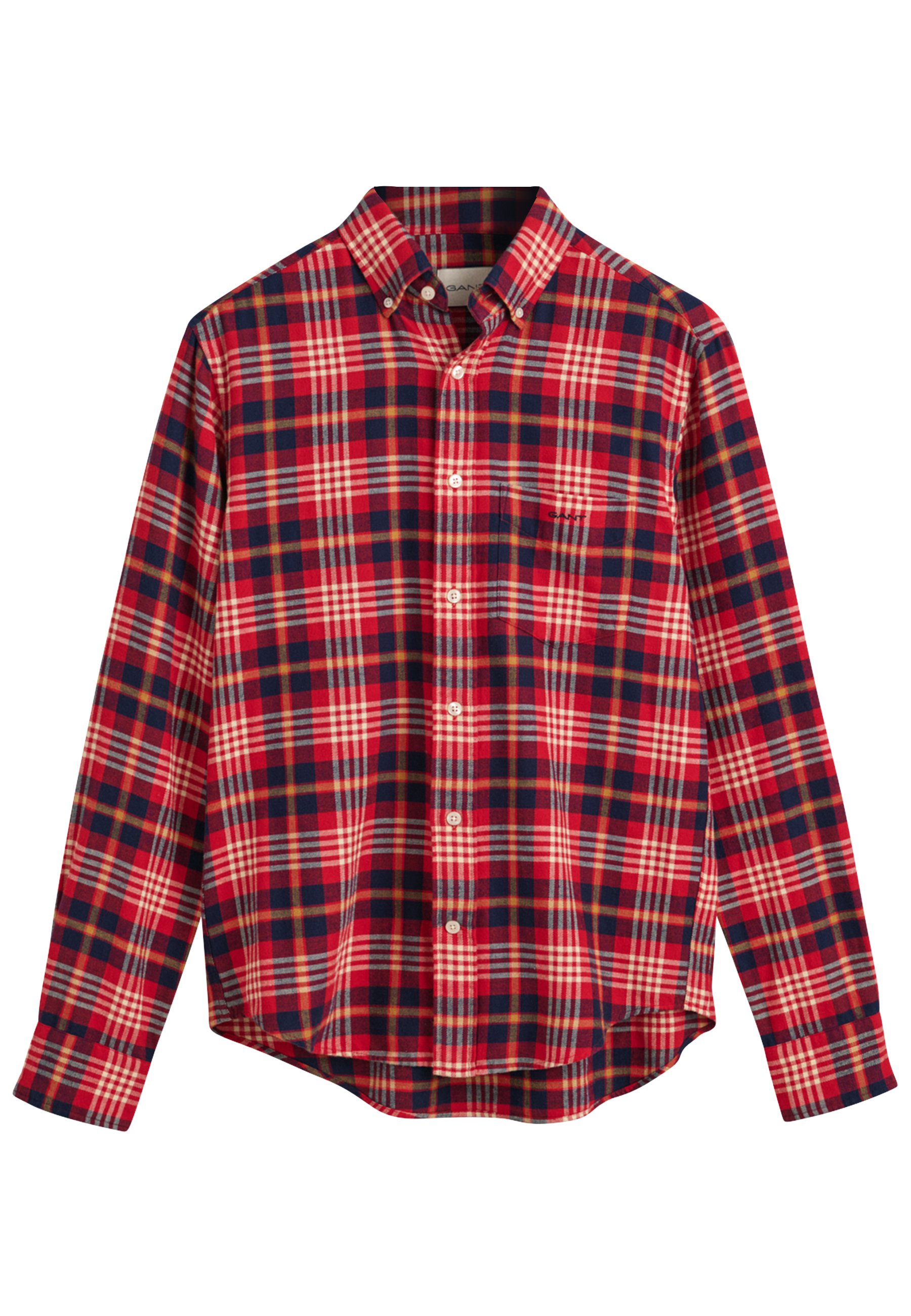 GANT PLAID SHIRT - Košile - ruby red