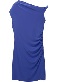 SHORT ASYMMETRIC WITH KNOT  - Denné šaty - blue