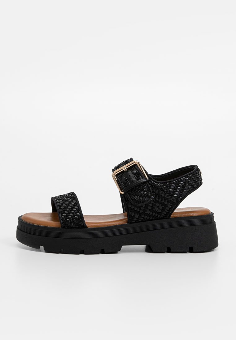 Dune London Sandalen met plateauzool zwart Dune London Sandalen met plateauzool zwart