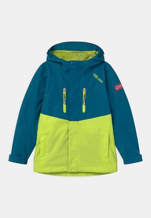 NUSFJORD UNISEX - Chaqueta Hard shell - petrol/lime