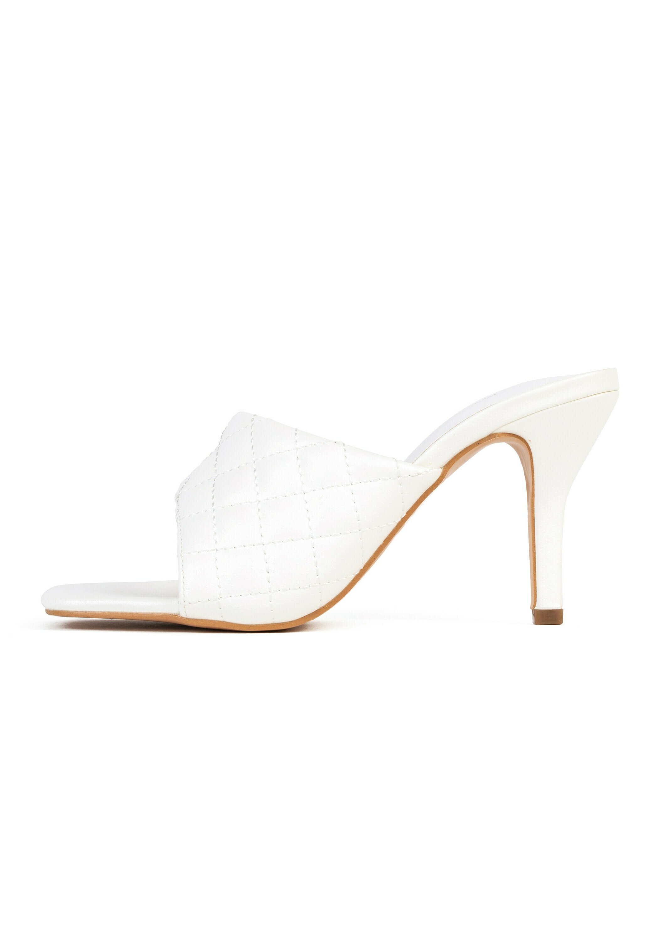 Celena BLOCK HEEL CUNDRIE - Muiltjes met hak - white/wit - Zalando.nl