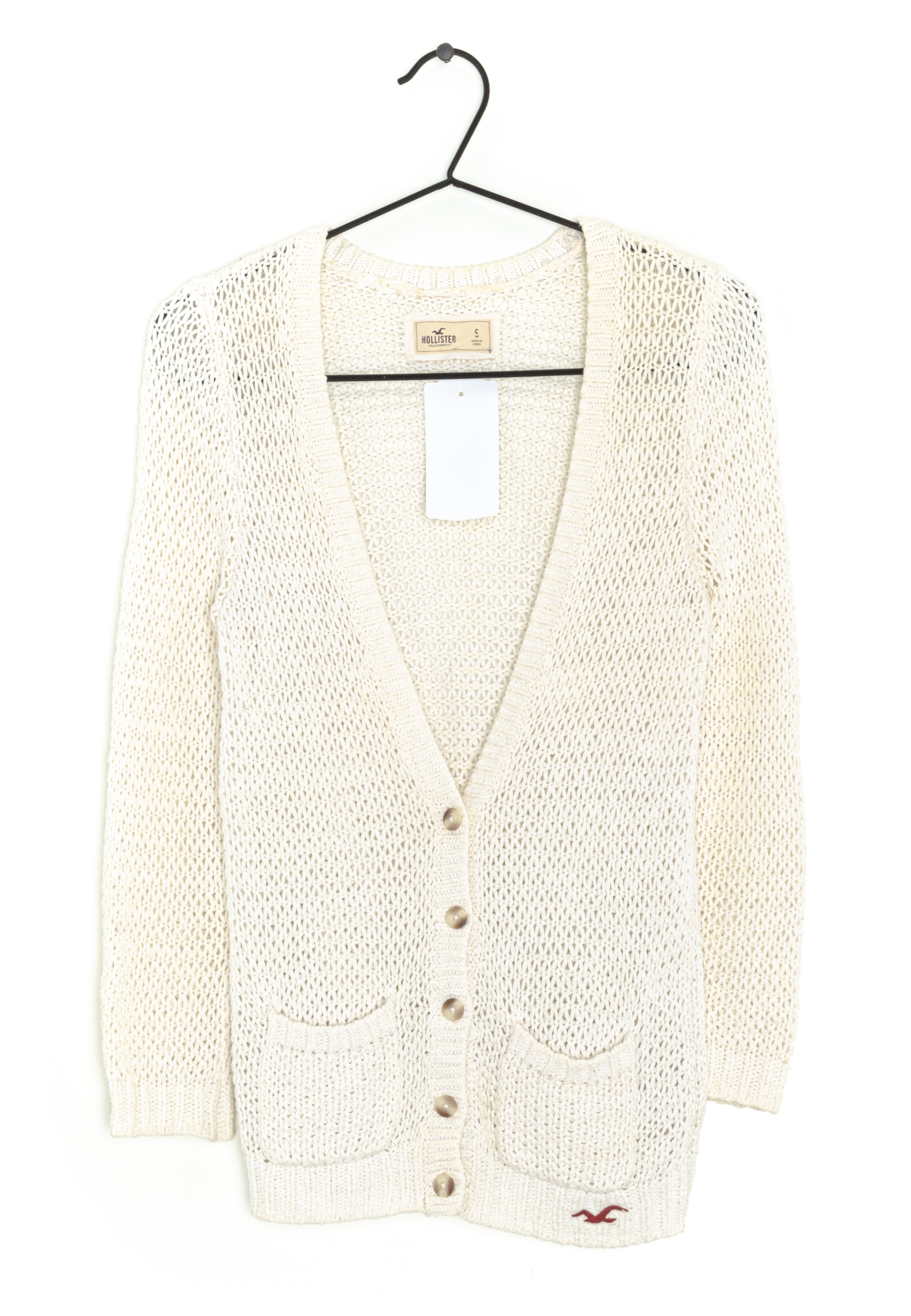 Hollister Co. Cardigan - white - (Pre 