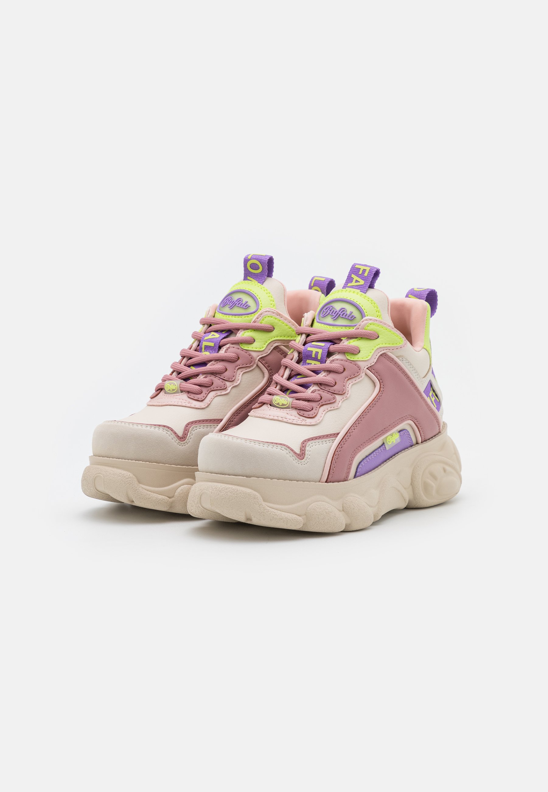 Buffalo CHAI - Sneakers laag - cream/lavender/beige - Zalando.nl