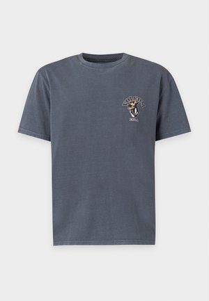 Volcom, BAD LUCK - Тениска с щампа - storm blue