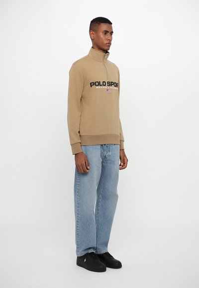 Polo Ralph Lauren POLO SPORT FLEECE SWEATSHIRT  - Pusa - desert khaki/black