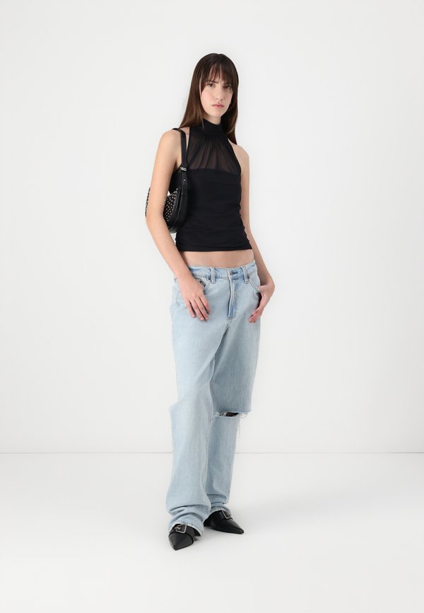 Curve Love Low Rise Baggy Jean - Wide Leg - light tint3