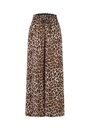 Cloud 5ive, WIDE SUMMER PANTS - Pantalones - brown beige