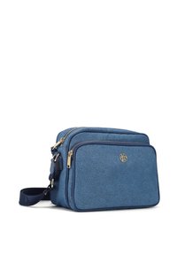 Y Not? TRACOLLA IN LOGATO - Borsa a tracolla - blu