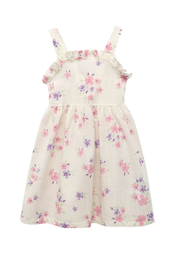 FLOWER PATTERNED - Freizeitkleid - beige