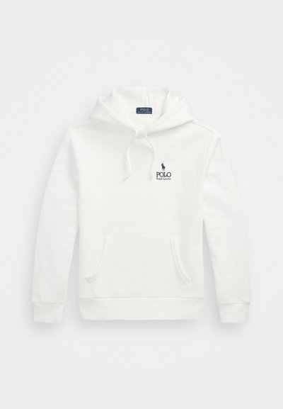 Polo Ralph Lauren LOGO FLEECE HOODIE - Džemperis su gobtuvu - white