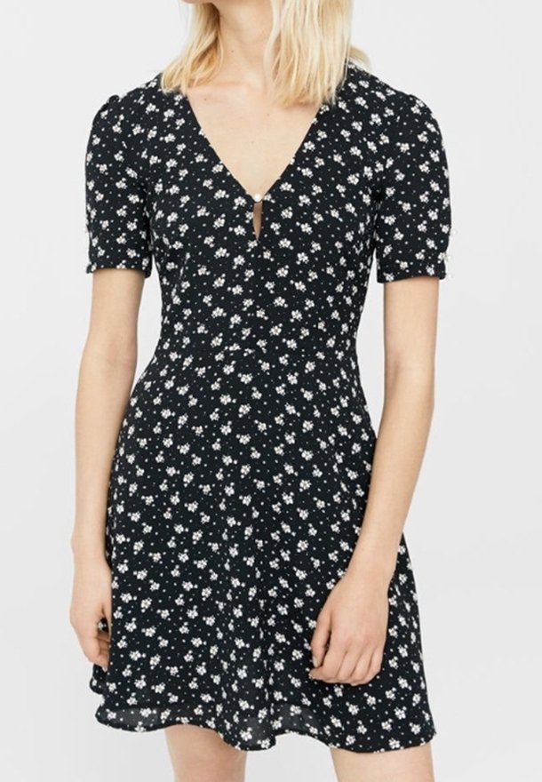 Mango Vestido informal - black