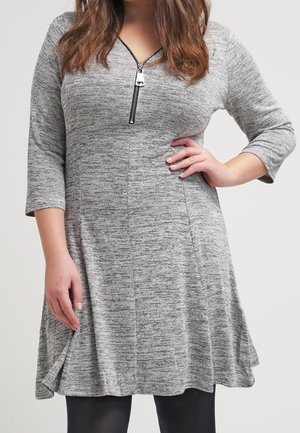 Pletené šaty - grey