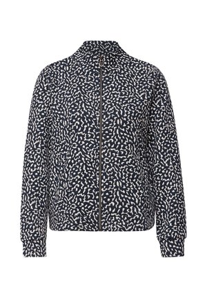 GEMUSTERTE - Strickjacke - blau