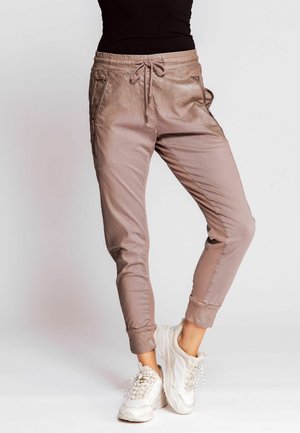 FABIA - Tracksuit bottoms - brown