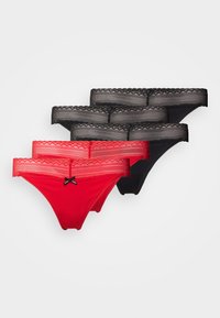HUGO STRING 5 PACK - Tanga - open red