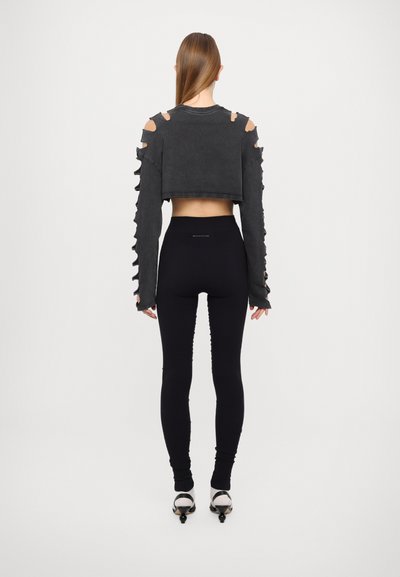 MM6 Maison Margiela SALOMON PANTS - Pajkice – hlače - deep black