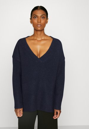 La Strada Unica LSUKAYLA L/S V-NECK - Trui - night sky