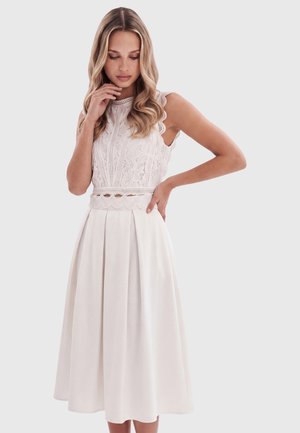 Apart, SATINROCK - A-line skirt - creme
